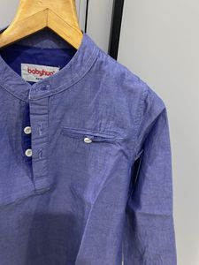 Boy&#39;s Blue Casual Shirt