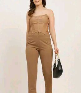 Stylish Tan Corset Top