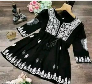 Chickenkari Floral Kurti