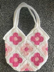 Crochet tote bag
