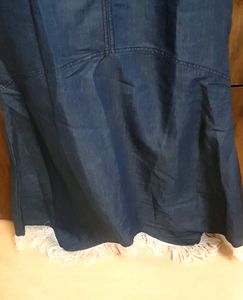 Soft Denim Sleevless Tunic Top
