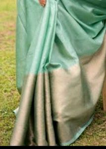 Elegant Mint Green Saree