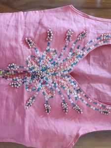 Pink Embellished Top