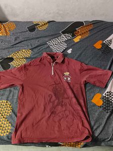 Stylish Men's Polo Shirt - Maroon