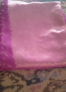 Pink Rose Beautiful Saree