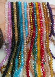 18 Line 6 Mm Crystal Beads String