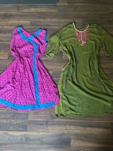 2 Beautiful Cotton Kurtis