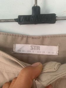 Beige Cargo Pants