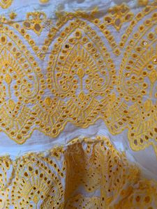 Cute Yellow Net Top