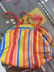 Beautiful Multicolour Carrybagwith Chain