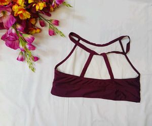 🇳🇿💫💗 Maroon Sports Bra