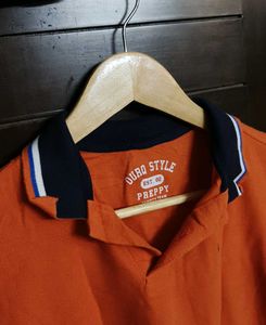 Orange Polo Shirt - Casual Style
