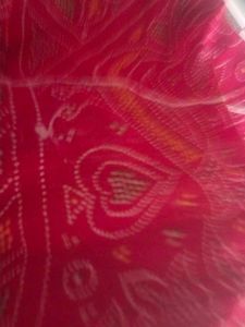 Red Bandhani Dupatta