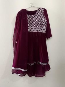 Brand New Maroon Sharara Palazzo