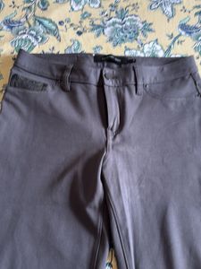 Grey Straight Pants