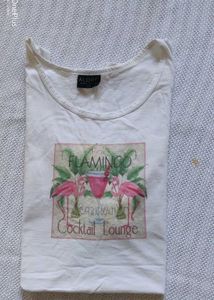 WHITE FLAMINGO BEACH TOP