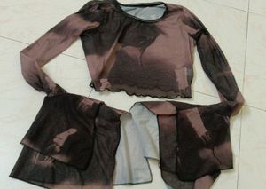 mesh crop top