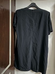 Black Dress with Lace Detail