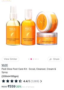 VLCC Pedi Glow Foot Care Kit And Another COMBO