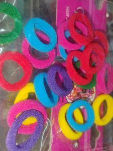 About 100 Pieces Colorful Hair Tie Set