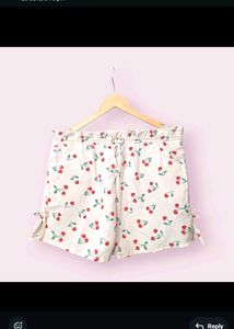 Cherry Print Shorts