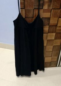 Spaghetti Sleeves One Peice Frock