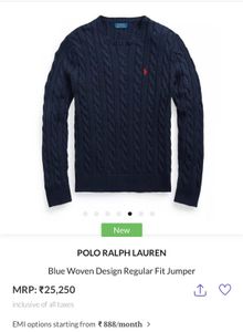 Ralph Lauren Cable Knit Sweater