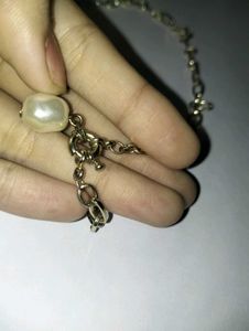 Pearl Charm Chain Necklace