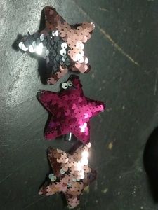 Star Sequin Hair Clips