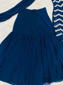 Blue Ethnic Skirt
