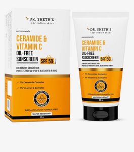 Dr. Sheth's Ceramide & Vitamin C Sunscreen SPF 50+