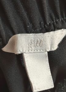 H&amp;M Black pull-on trousers