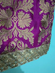 Purple &amp; Gold Kurta
