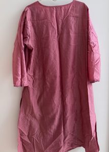 Embroidered A Link Kurta