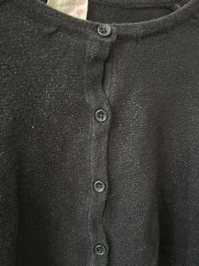 Black Crop Sweater Full Sleeves