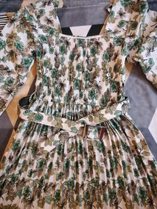 Women Pleated Dress