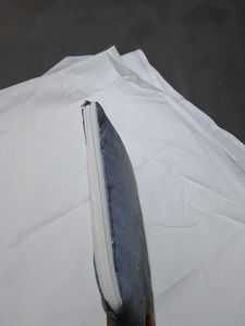 Gray Embellished Fabric