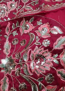 Premium Pure  Chiffon Work Saree
