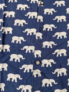 Elephant Print Shirt