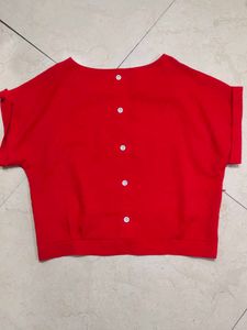 Red Crop Top