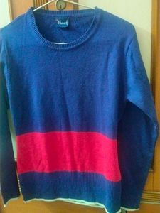 Blue Earth Striped Sweater