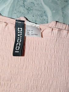 Cute Pink Off-Shoulder Crop Top