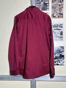 Burgundy Casual Shirt