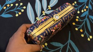 Vintage Gold Beaded Clutch (any one)