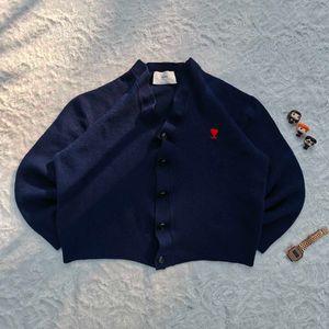 AMI ❤️ Paris Navy Cardigan