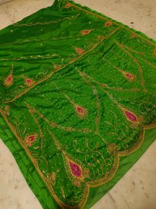 Aari Tari Work Vintage Saree Available Only Onepis