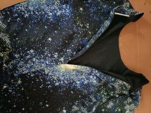 Galaxy Print Bodycon Dress