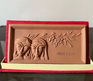 Brand New Terracotta  Greeting Card + Showpiece