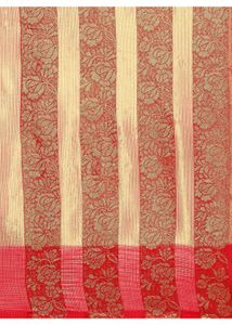 Women&#39;s Banarasi Cotton Silk Saree with Blouse