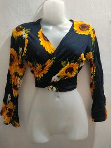 Wrap Around Crop Top